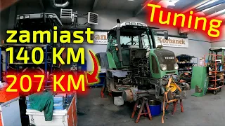 Skutki TUNINGU ciągnika FENDT 714 👉 207 KM zamiast 140 KM ! [Korbanek]