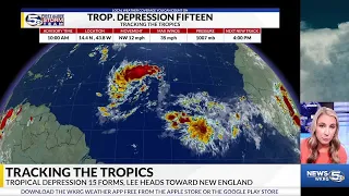 TD 15 FORMS IN THE ATLANTIC, LEE HEADS TOWARD NEW ENGLAND - Sept 15, 2023 AM