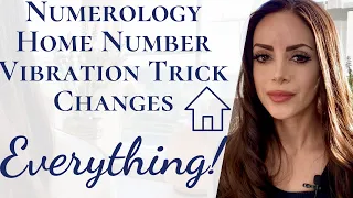 Numerology Home Vibration Trick Changes Everything | Manifest Rapidly | Home Number is Powerful