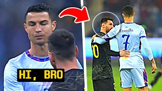 Cristiano Ronaldo & Lionel Messi 🤝 Respect Moment before PSG vs Al Nassr and Al Hilal Match