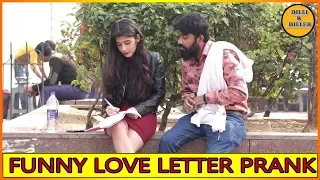 FUNNY LOVE LETTER PRANK PART - 3 || EPISODE - 30 || DILLI K DILER