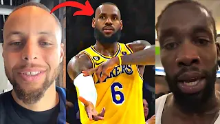 NBA PLAYERS REACT TO LA LAKERS BEAT MINNESOTA TIMBERWOLVES NBA PLAY-IN | LA LAKERS & LEBRON REACTION