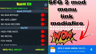 SFG 2 mod menu, By: Bang Eb link in description.
