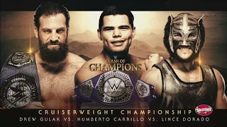 WWE Clash Of Champions 2019: Drew Gulak vs. Humberto Carrillo vs. Lince Dorado -Match Card