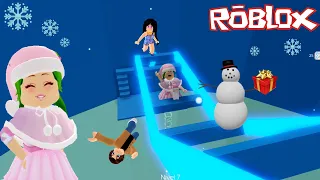 ⛄TOWER OF HELL NAVIDEÑO *NUEVOS NIVELES NAVIDEÑOS*CAE NIEVE❄️ROBLOX karola20