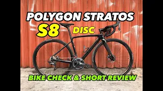 POLYGON STRATOS S8 DISC BIKE CHECK AND SHORT REVIEW