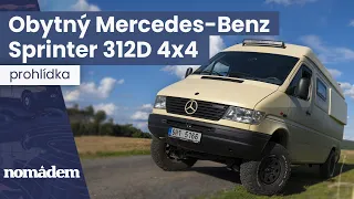 Obytný Mercedes-Benz Sprinter 312D 4x4 - kompletní videoprohlídka