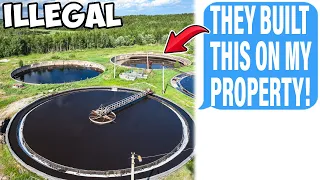 City Built Sewage Plant On My Property, Destroyed My House! I Sued For $480,000!