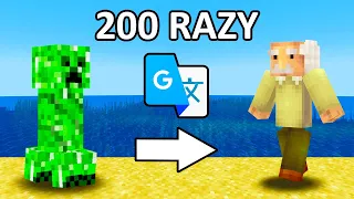 Google Tłumaczy Minecrafta 200 Razy