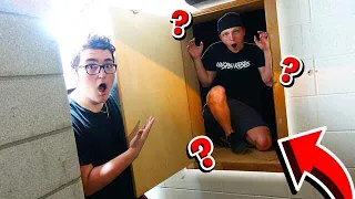 SECRET HIDING SPOT IN MANSION HIDE & SEEK!