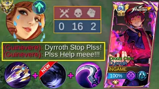 NEW DYRROTH ANNOYING INSTANT DELETE BUILD UNTIL THIS META ENEMY FEEDER | MLBB