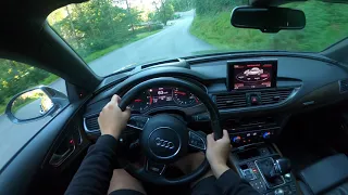 Audi A7 3.0 TDI 2012| POV Test Drive (Rs7 Optik)