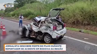 Jornalista descobre morte do filho durante reportagem