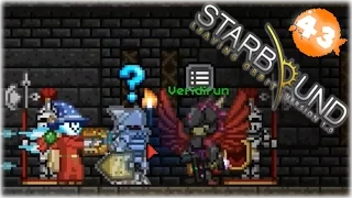 Starbound 1.1 - Выполняем квесты роботов (Глитчей) [#43]