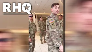 Racist Hurls Insults At US Solders – Here's How They Handled It