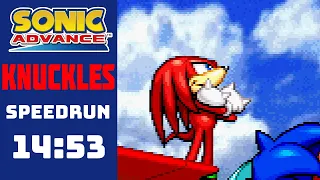 Sonic Advance (Knuckles) Speedrun - 14:53