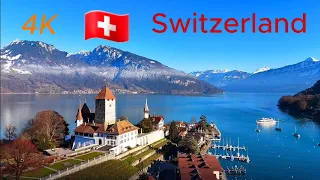 Alan Walker DJI Spiez beautiful village in Switzerland 🇨🇭