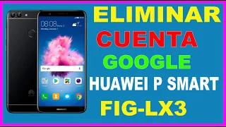 Eliminar Cuenta Google de Huawei fig lx3 (Huawei P Smart) 2021