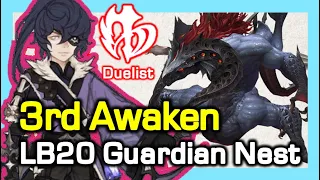 Duelist 3rd Awaken LB20 Guardian Nest Run / Dragon Nest Korea (2022 October)