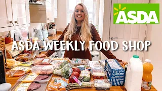 £50 A WEEK ASDA FOOD SHOP FOR TWO PEOPLE | ASDA JUST ESSENTIALS RANGE AND HEALTHY MEAL IDEAS