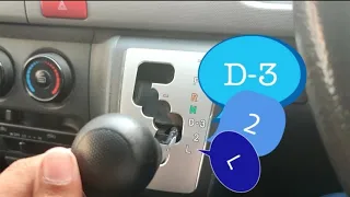 D-3 2 and L Automatic transmission  Full HD Video