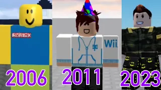 Evolution of Roblox (2006-2023)