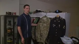 High school prevents student in military uniform from walking at graduation