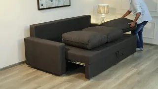 3 Seater Sofa Cum Bed with Storage