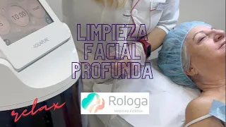 AQUAPURE Tratamiento facial / LIMPIEZA PROFUNDA {antes y despues}