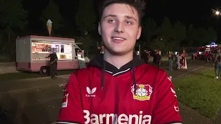 "It's not so bad" - Leverkusen fans philosophical after watching UEL final defeat in Germany｜Alonso