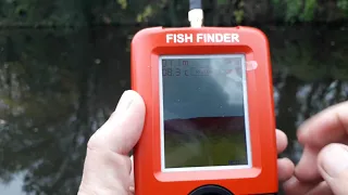 Fish Finder XJ 01 teszt a csatornán...Mi van a vízben ? 3. rész