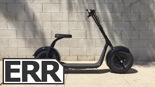 SSR Motorsports SEEV-800 Video Review - Cheap Cool Looking Electric Scooter