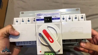 Automatic transfer switch ATS 4P 63A  Otomatis PLN ke Genset