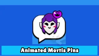 ALL ANIMATED MORTIS PINS! - BRAWL STARS