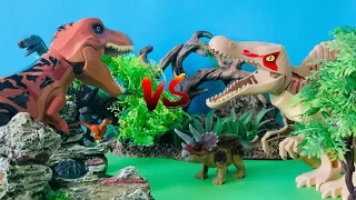 Lego T-Rex vs Spinosaurus | Stop Motion
