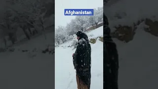 snowfall in Afghanistan #shorts #viral