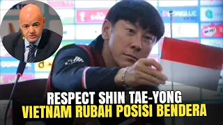 RESPECT SHIN TAE-YONG !! PELATIH SHIN TAE-YONG BENARKAN POSISI BENDERA INDONESIA....
