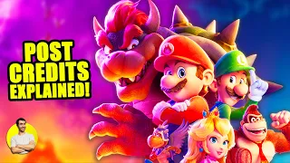 Super Mario Bros. Movie - Post Credits EXPLAINED & BREAKDOWN (Sequel Hints, Cameos, & Easter Eggs)