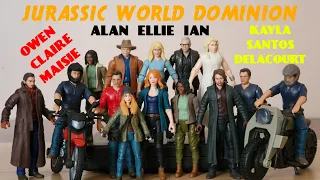 2022 Mattel Jurassic World Dominion Human Characters - Owen, Claire, Maisie, Alan, Ellie, Ian, Kayla