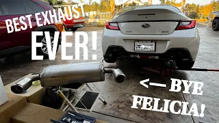 Remark Double wall Axleback install/sound check 2022+ BRZ / GR86