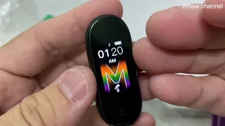 M5 Smart Bracelet Watch With Fitpro App Setup Time Unboxing and Review Using Android Phone