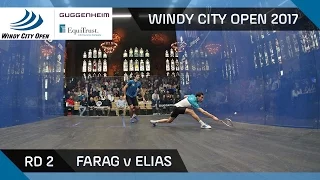 Squash: Farag v Elias - Windy City Open 2017 Rd 2 Highlights