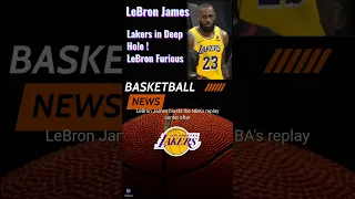 LeBron James Reacts to Lakers Going Down 0 2 vs Nuggets #trending #nba #lebronjames #lakers  #viral