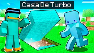 Casa SECRETA de Awita vs Turbo en Minecraft!