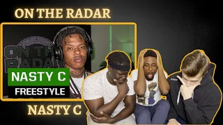 First Time Reacting to The Nasty C || The Nasty C "On The Radar" Freestyle Reaction || Hesi Crew