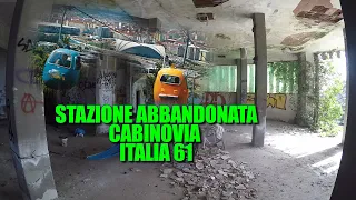 Quello che rimane di Italia '61 - La stazione abbandonata della cabinovia