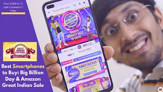 Best Smartphones to Buy in Flipkart Big Billion Day & Amazon Great Indian Sale | 5000 to 1.5 Lakh