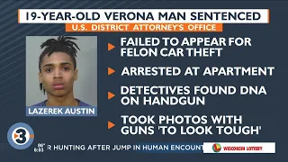 19-year-old Verona man sentenced for illegal gun possession