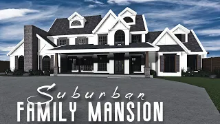 Suburban Family Mansion| Update 0.10.7| NO LARGE PLOT| ROBLOX bloxburg