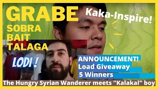 WANNABE REACTING TO THE HUNGRY SYRIAN WANDERER HELPING A "KALAKAL" BOY| LOAD GIVEAWAY| AY! WANNABE!